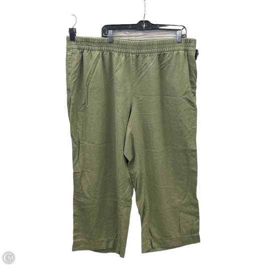 Pants Linen By Old Navy In Green, Size: 20