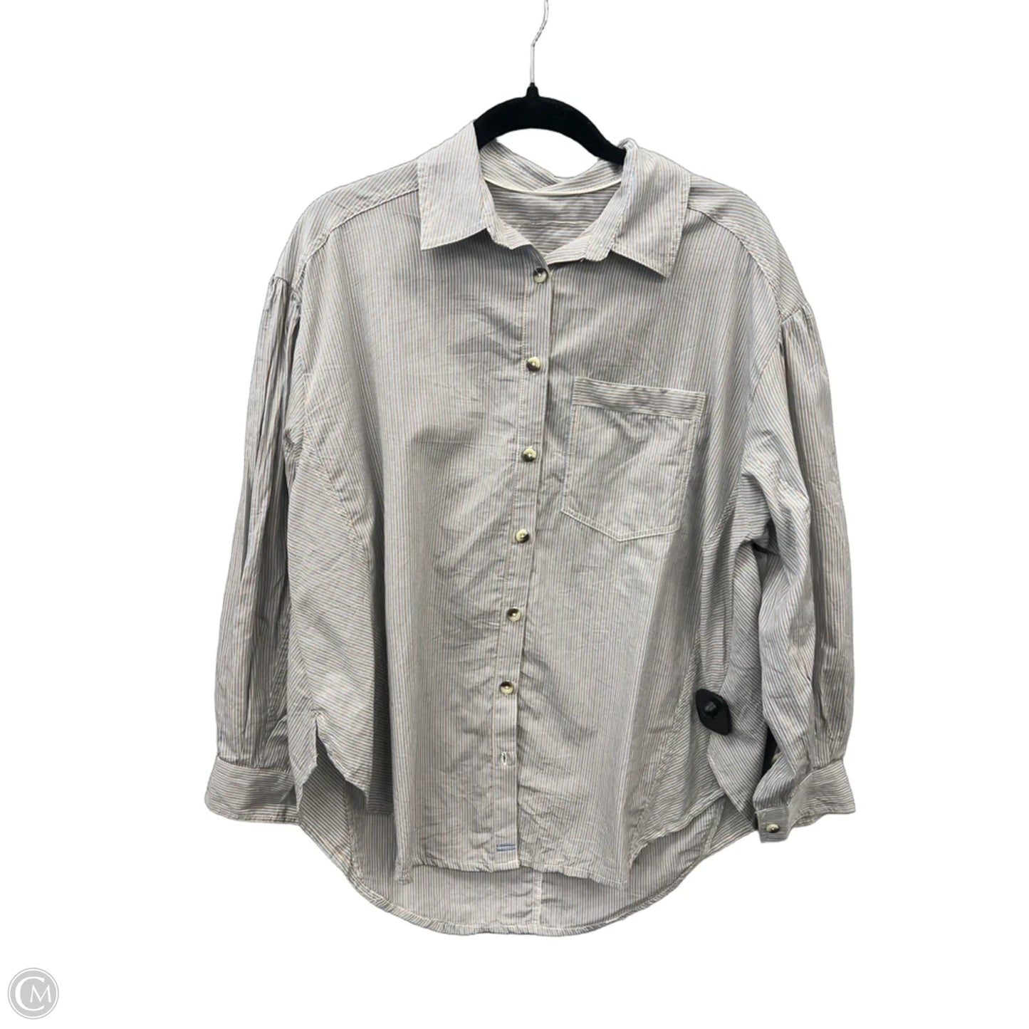 Top Long Sleeve By We The Free In Striped Pattern, Size: Xl