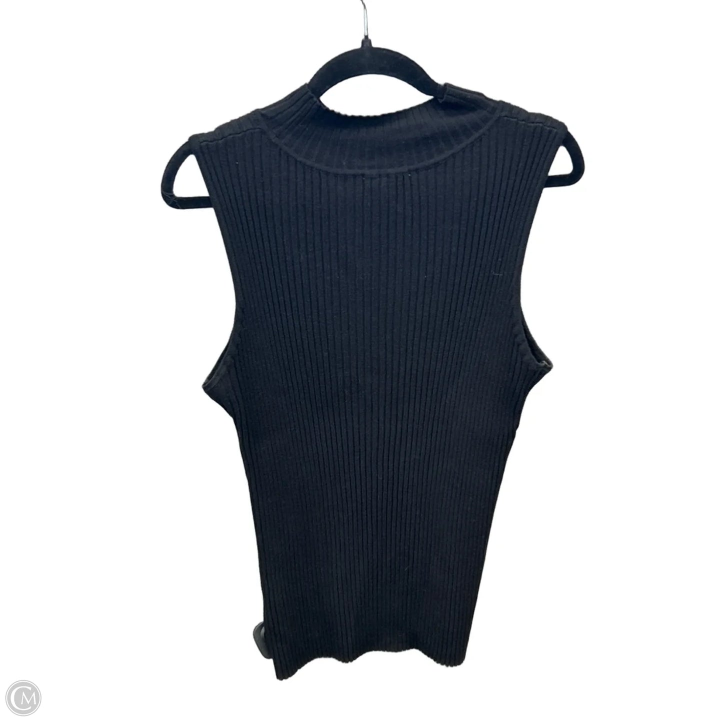 Top Sleeveless By Ophelia Roe In Black, Size: 1x
