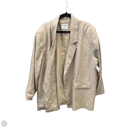 Blazer By Old Navy In Beige, Size: Xxl