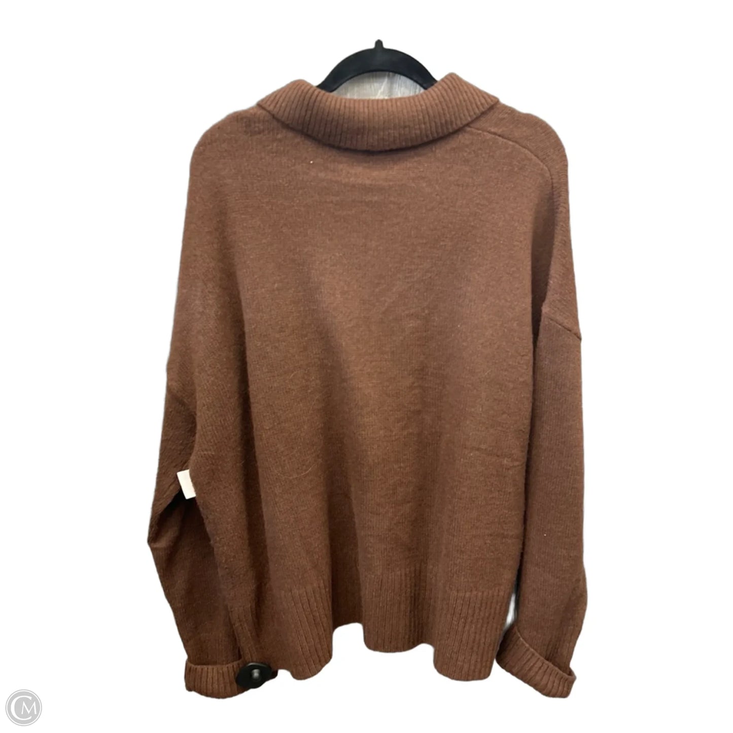 Sweater Cardigan By Banana Republic In Brown, Size: Xxl