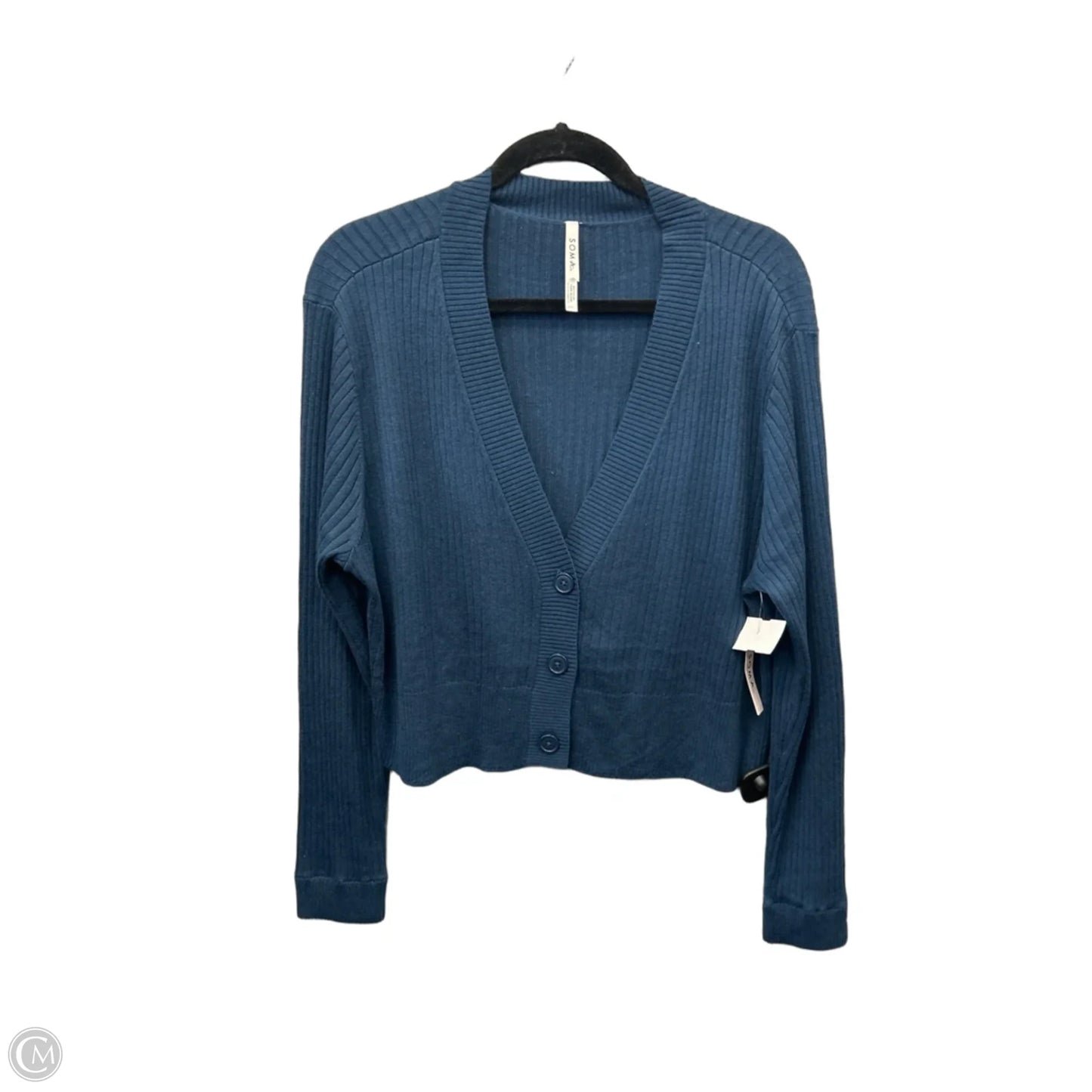 Cardigan By Soma In Blue, Size: Xxl