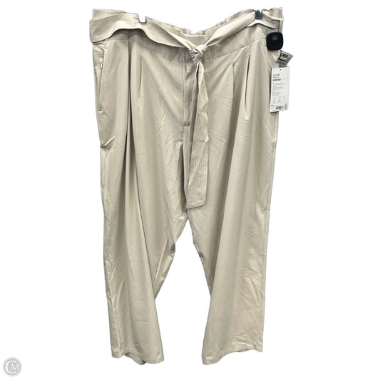 Athletic Pants By Athleta In Cream, Size: 2x