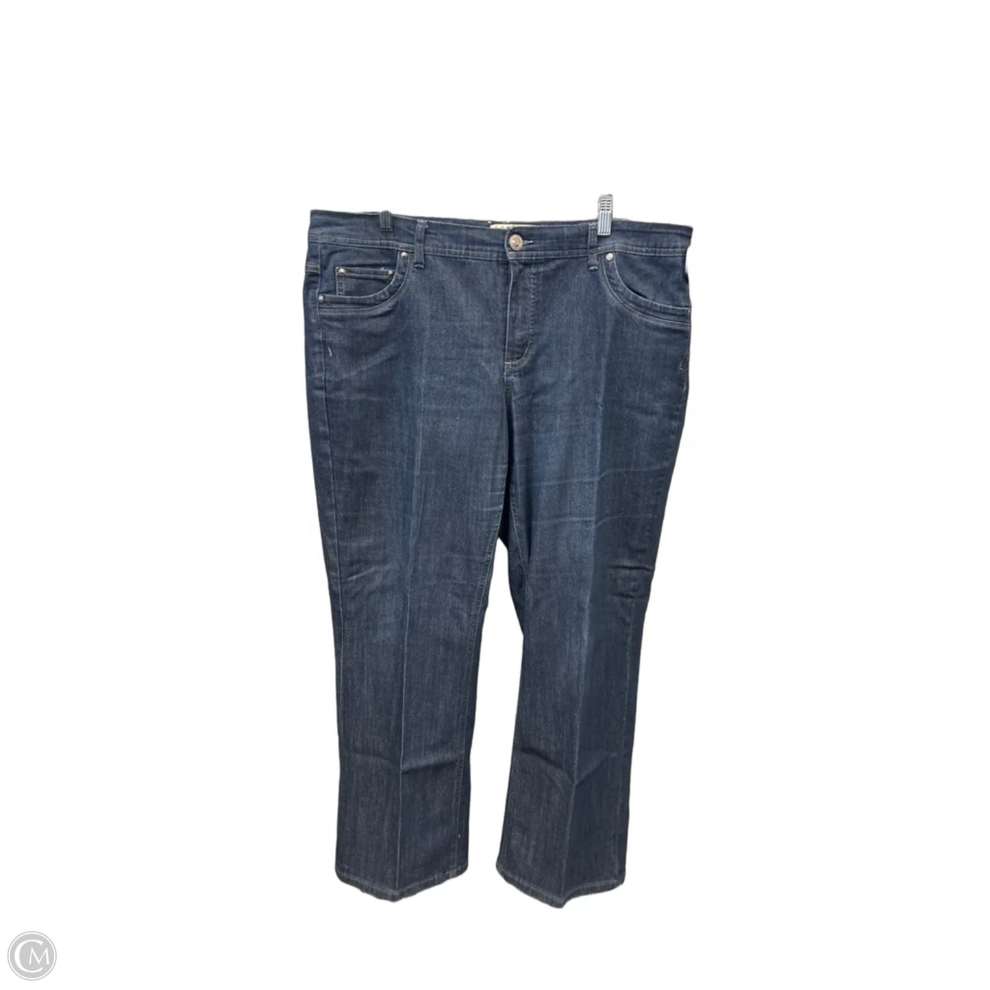 Jeans Cropped By Just My Size In Blue Denim, Size: 20