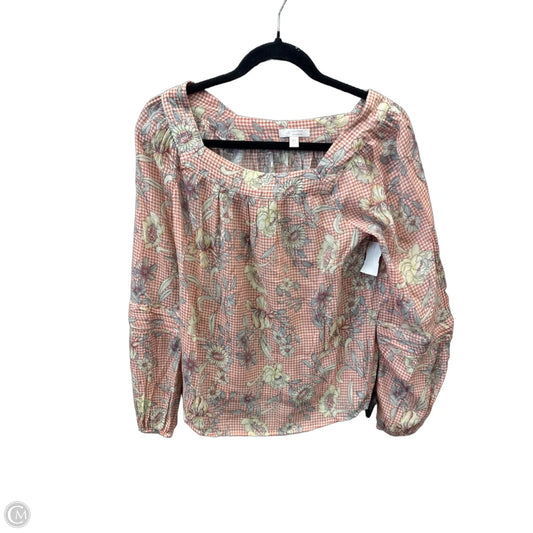 Top Long Sleeve By Lc Lauren Conrad In Orange, Size: Xs