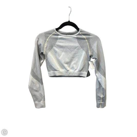 Athletic Top Long Sleeve Crewneck By Clothes Mentor In Grey, Size: S
