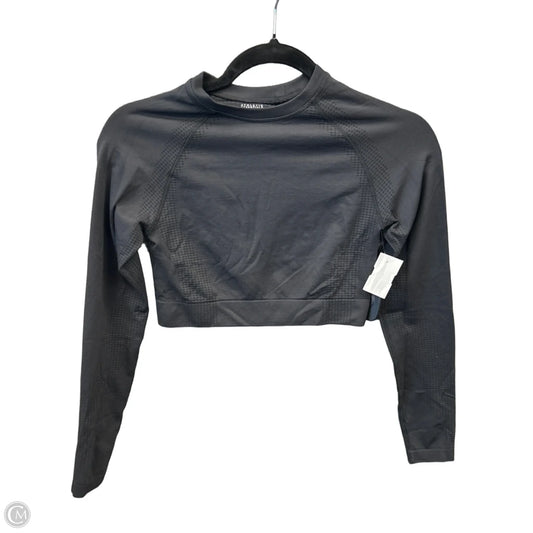 Athletic Top Long Sleeve Crewneck By Clothes Mentor In Black, Size: Sp