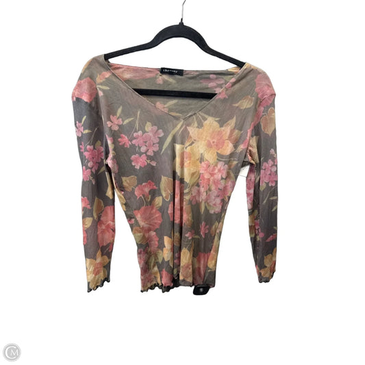 Blouse 3/4 Sleeve By Clothes Mentor In Green, Size: M