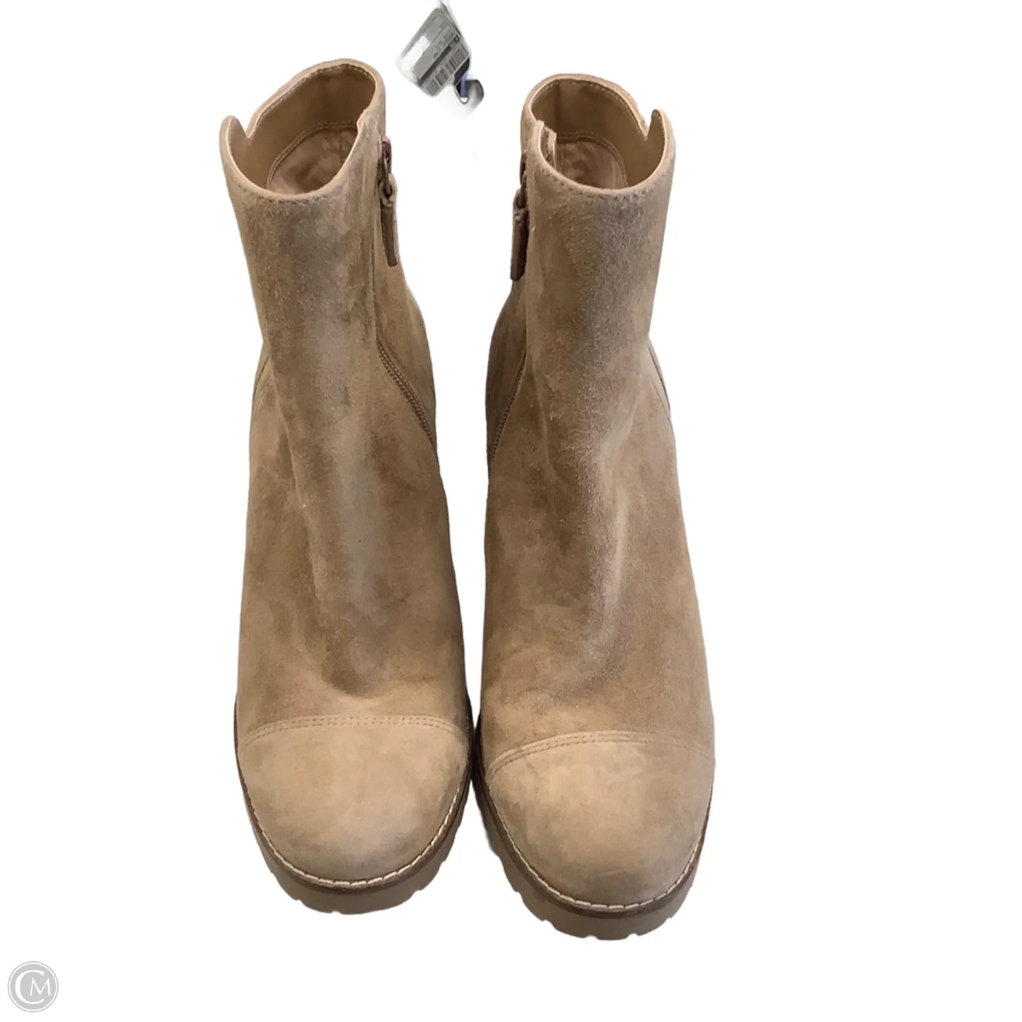 Boots Ankle Heels By Cole-haan In Brown, Size: 9