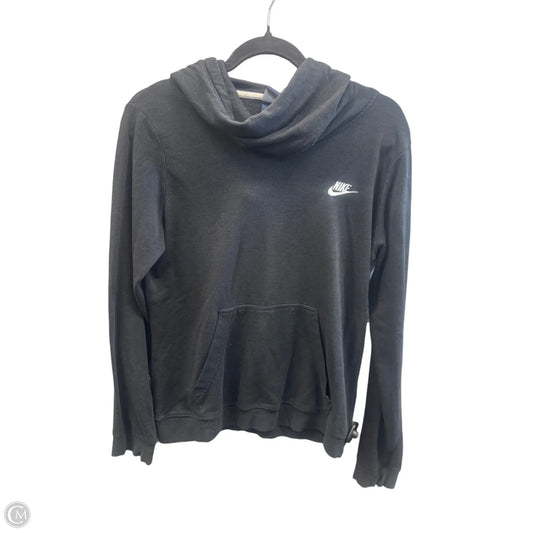 Sweatshirt Hoodie By Nike Apparel In Black, Size: L