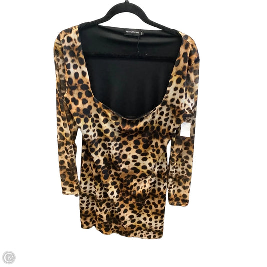 Dress Party Short By Pretty Little Thing In Animal Print, Size: Xl
