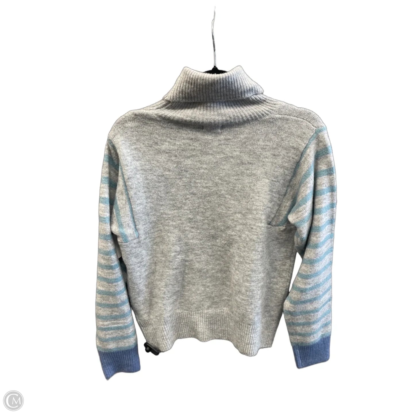 Sweater By Hem & Thread In Blue & Grey, Size: S