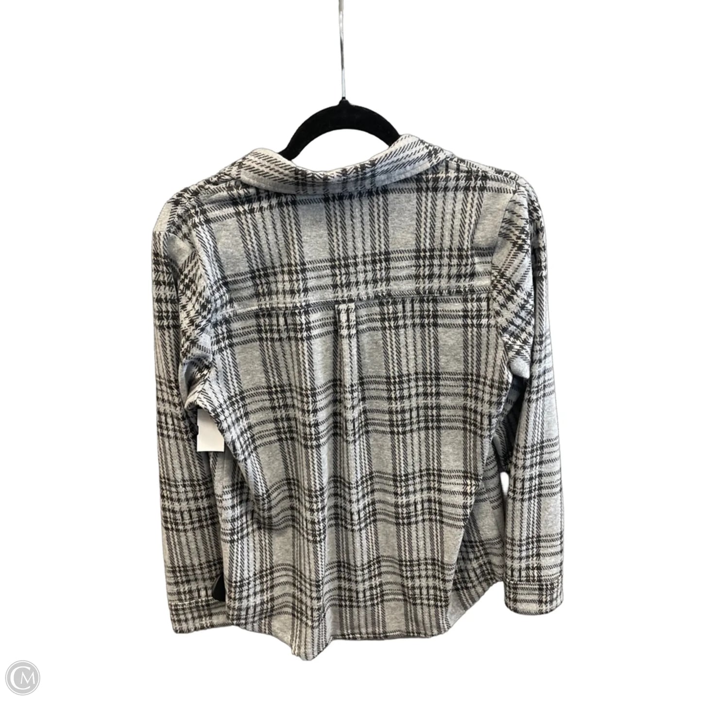 Top Long Sleeve By Thread And Supply In Grey, Size: M