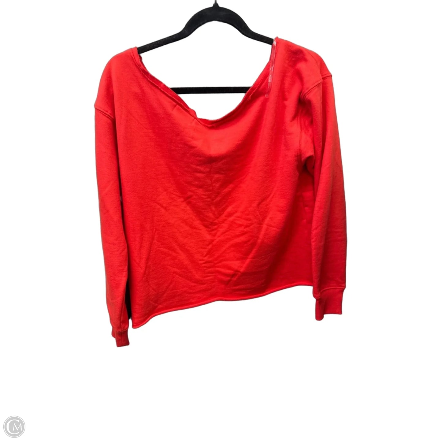 Top Long Sleeve By Universal Thread In Red, Size: S