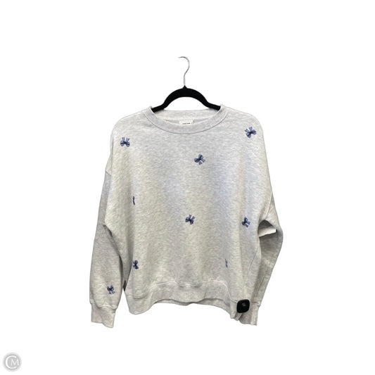 Sweatshirt Crewneck By Reflex In Grey, Size: L