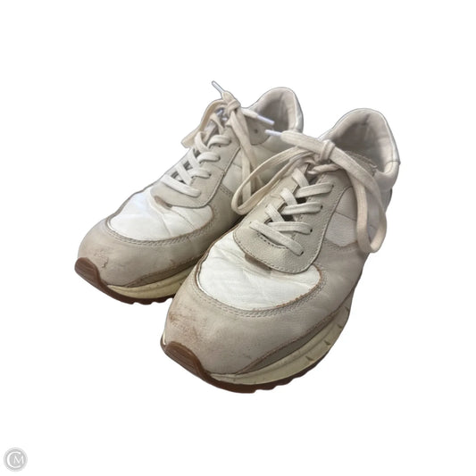 Shoes Athletic By Madewell In Tan & White, Size: 9