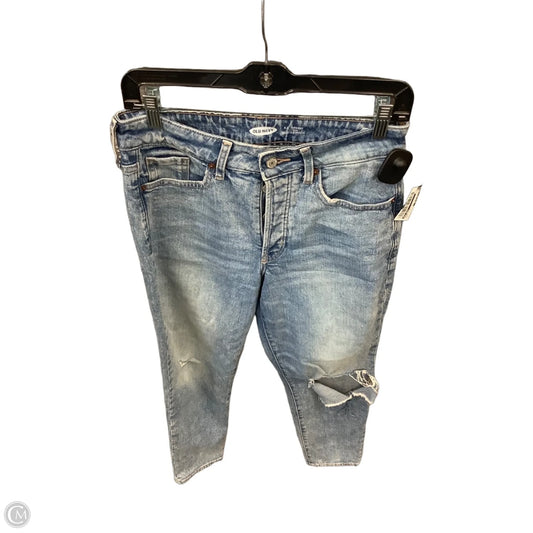 Jeans Straight By Old Navy In Blue Denim, Size: 4