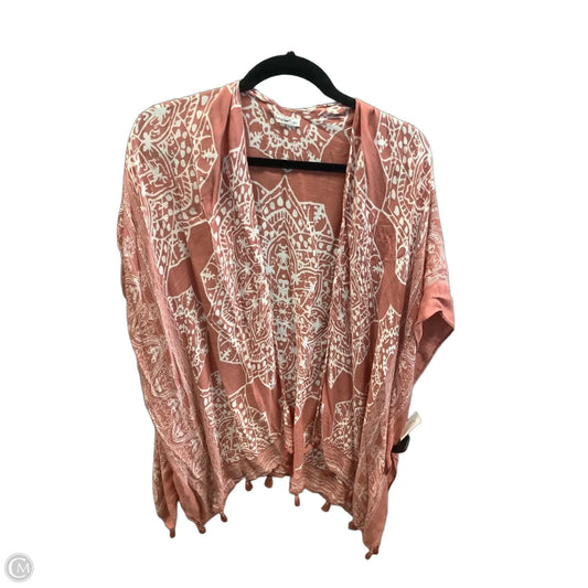 Kimono By Clothes Mentor In Pink, Size: Osfm