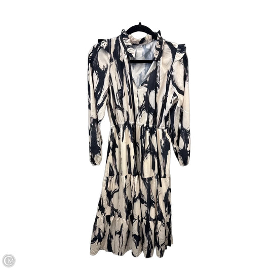 Dress Casual Midi By Clothes Mentor In Tan, Size: S