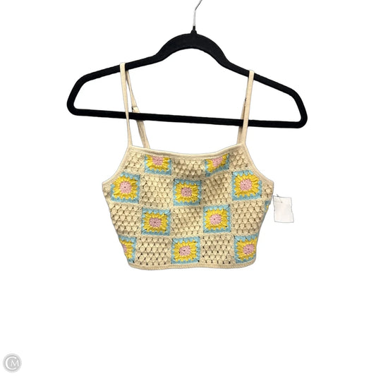 Top Sleeveless By Wild Fable In Tan, Size: Xs
