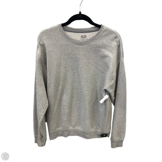 Sweatshirt Crewneck By Fruit Of The Loom In Grey, Size: M
