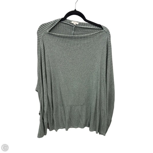 Top Long Sleeve By Maurices In Green, Size: 2x