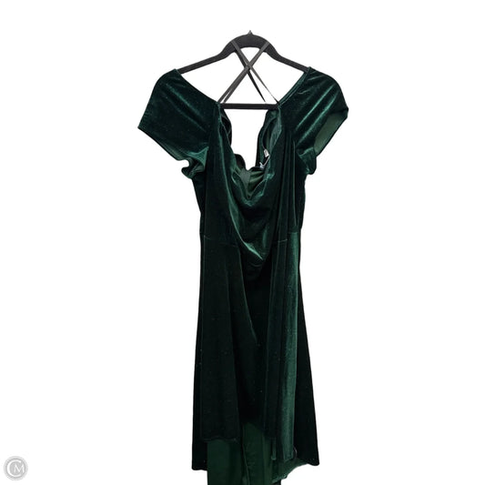 Dress Party Midi By Premier Amour In Green, Size: 3x