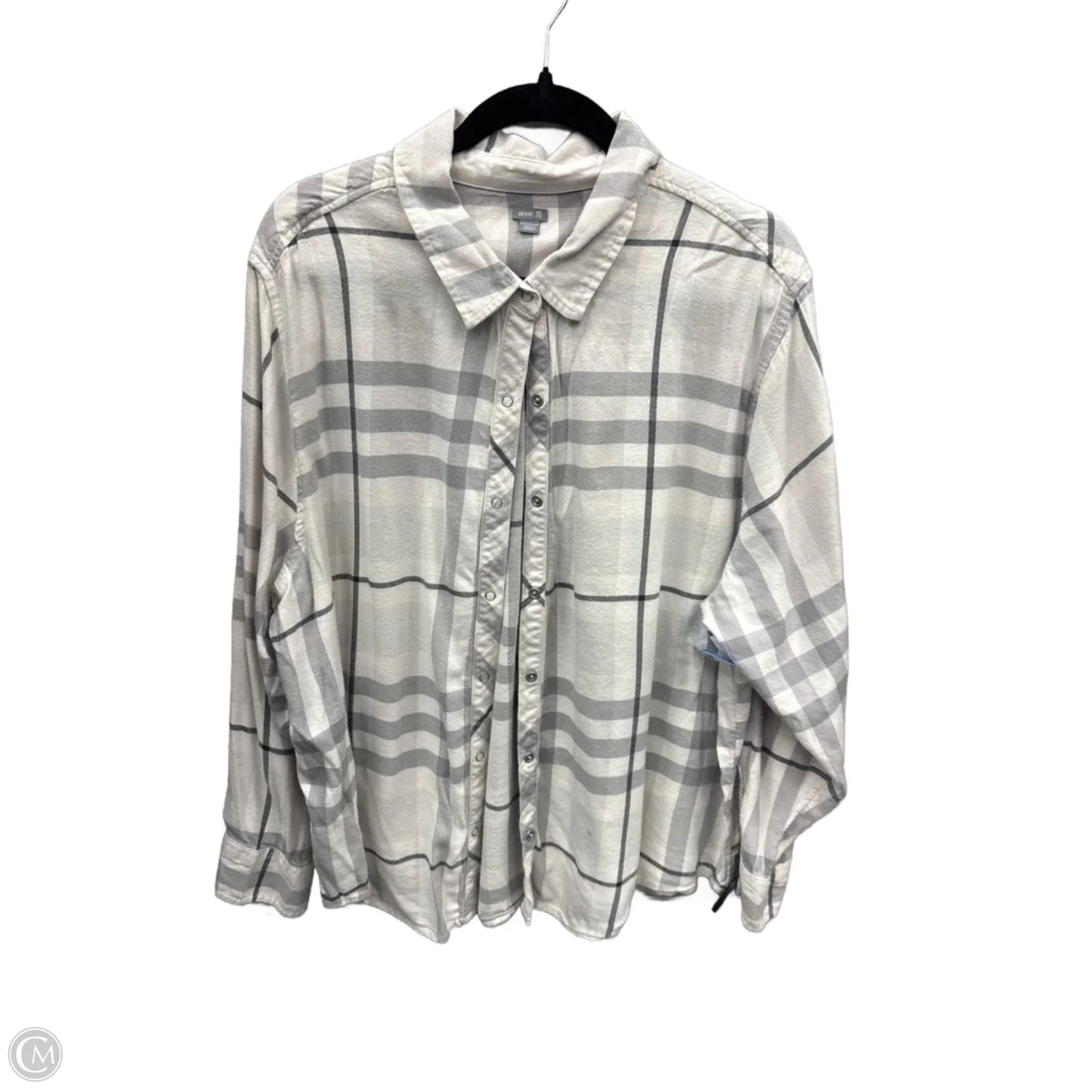 Top Long Sleeve By Aerie In White, Size: Xxl