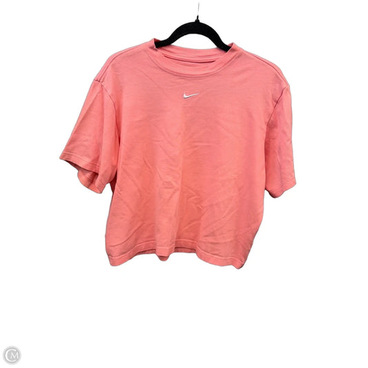 Top Short Sleeve By Nike Apparel In Pink, Size: Sp