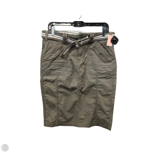 Skirt Maxi By Clothes Mentor In Grey, Size: 8