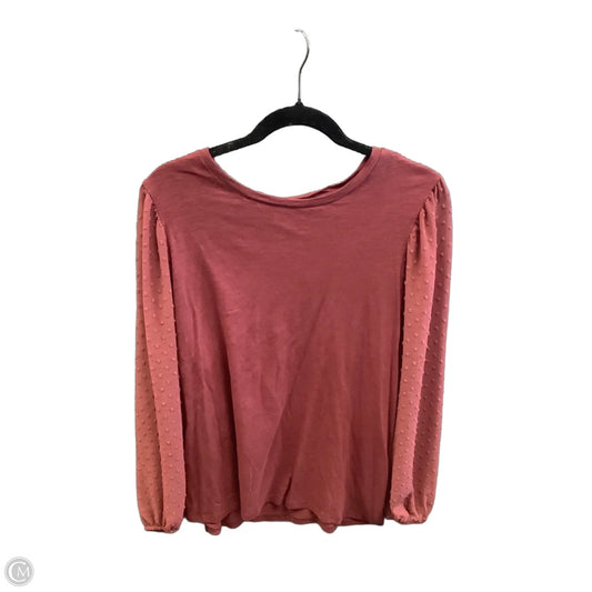 Top Long Sleeve By Maurices In Red, Size: 2x