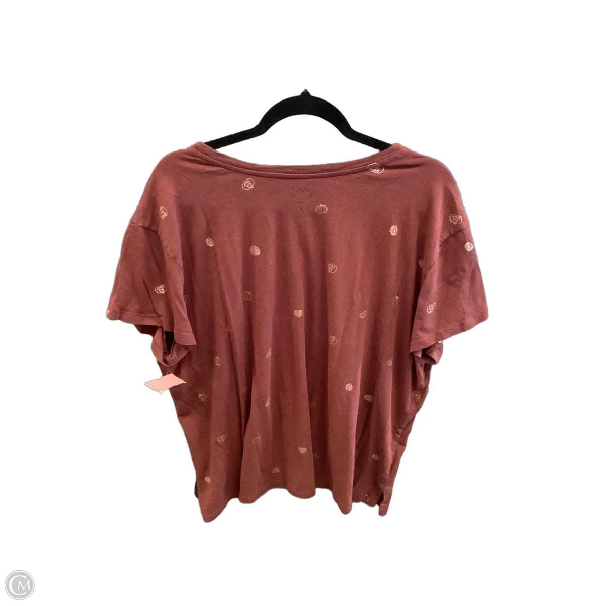 Top Short Sleeve Basic By Maurices In Red, Size: 2x