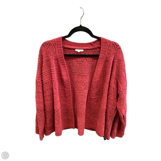Cardigan By Maurices In Red, Size: 1x