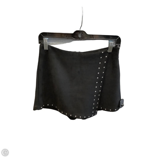 Skirt Mini & Short By Clothes Mentor In Black, Size: 8