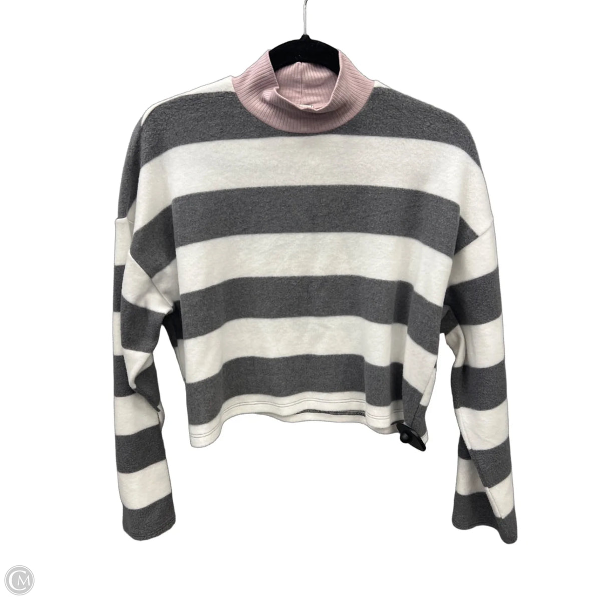 Sweater By Clothes Mentor In Striped Pattern, Size: S