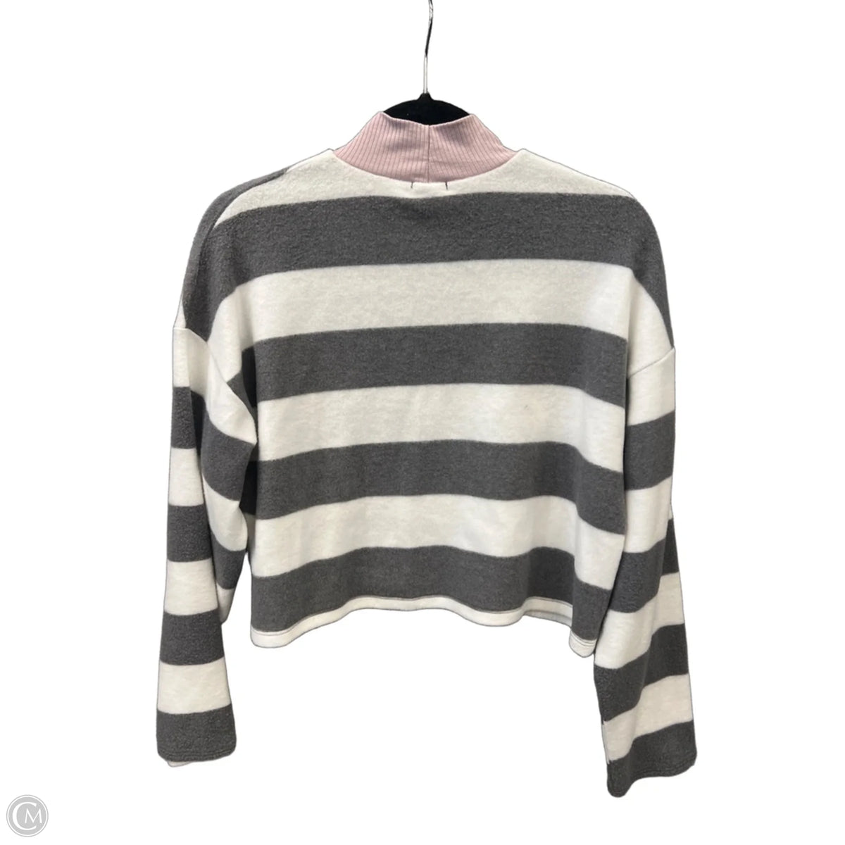 Sweater By Clothes Mentor In Striped Pattern, Size: S