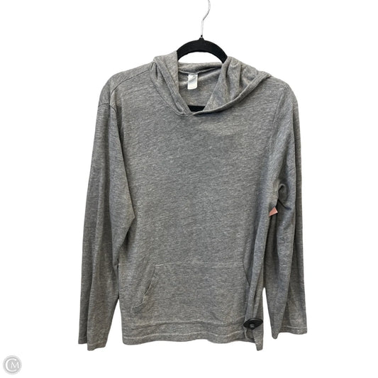 Top Long Sleeve By Alternative In Grey, Size: M