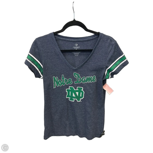 Top Short Sleeve By Colosseum In Navy, Size: M