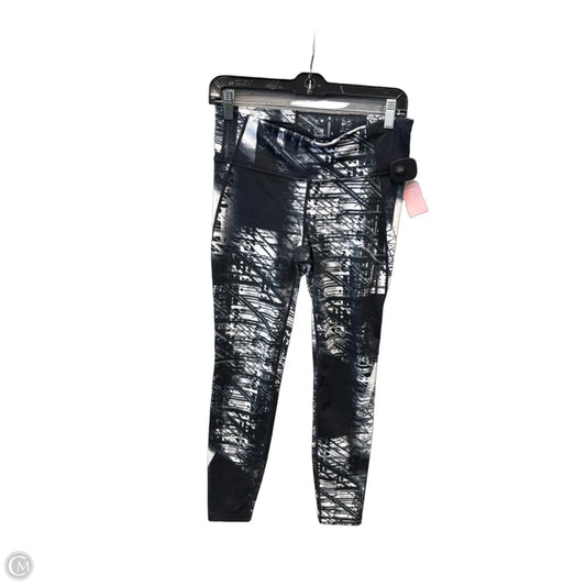 Athletic Leggings By Gapfit In Black & White, Size: S