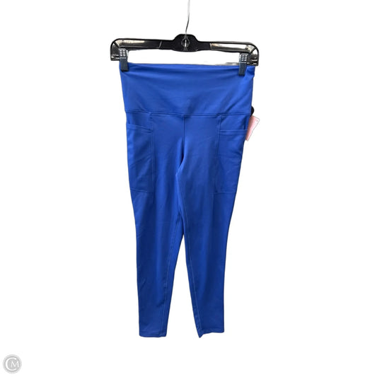 Athletic Leggings By Danskin In Blue, Size: Sp