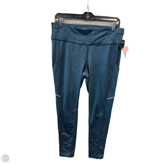 Athletic Leggings By Xersion In Blue, Size: L