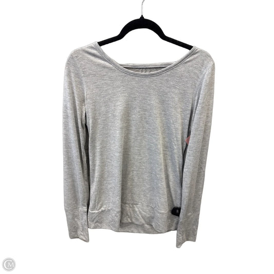 Athletic Top Long Sleeve Crewneck By Rbx In Grey, Size: M