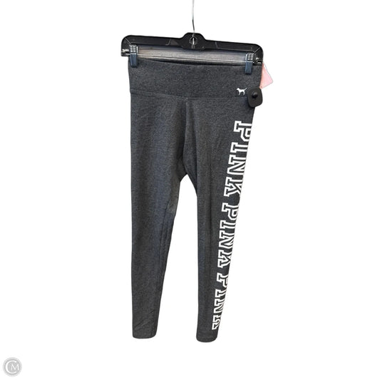 Athletic Leggings By Pink In Grey, Size: Xs