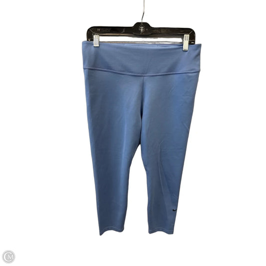 Athletic Leggings Capris By Nike Apparel In Blue, Size: Xl