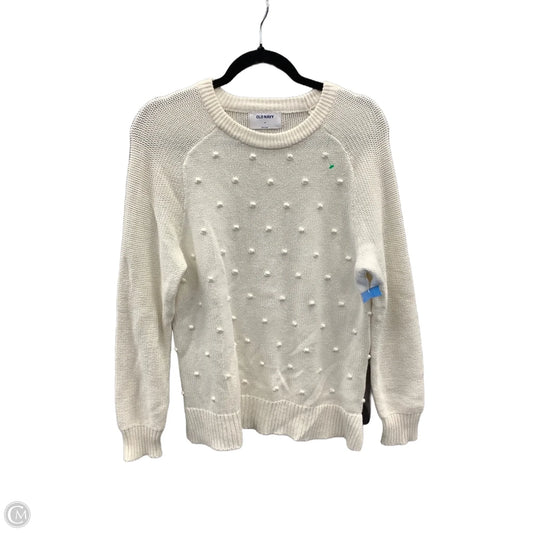 Sweater By Old Navy In White, Size: M