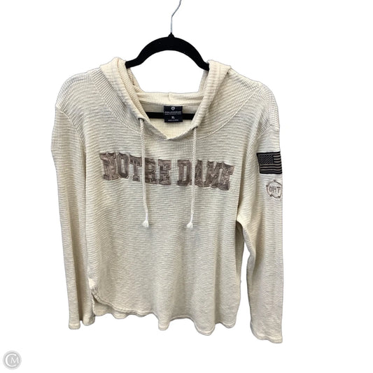 Sweatshirt Hoodie By Colosseum In Cream, Size: Xl