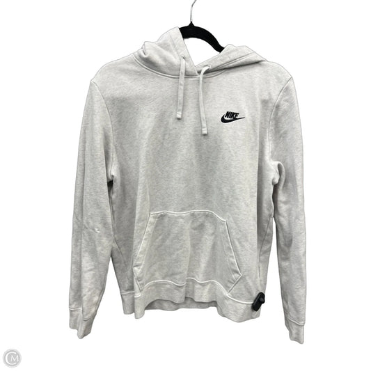 Sweatshirt Hoodie By Nike In White, Size: L