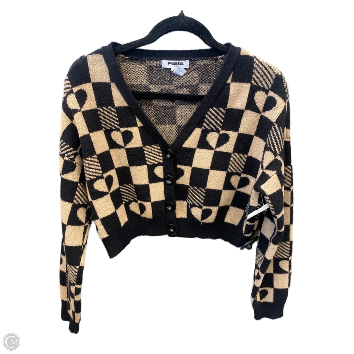 Sweater By Clothes Mentor In Black, Size: L