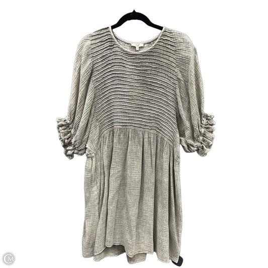 Dress Casual Midi By Easel In Taupe, Size: S