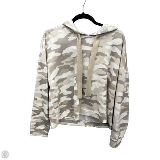 Sweatshirt Hoodie By Cable And Gauge In Camouflage Print, Size: L